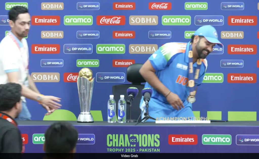 Phone, Passport Are History. Rohit Sharma Forgot Champions Trophy This Time. Watch