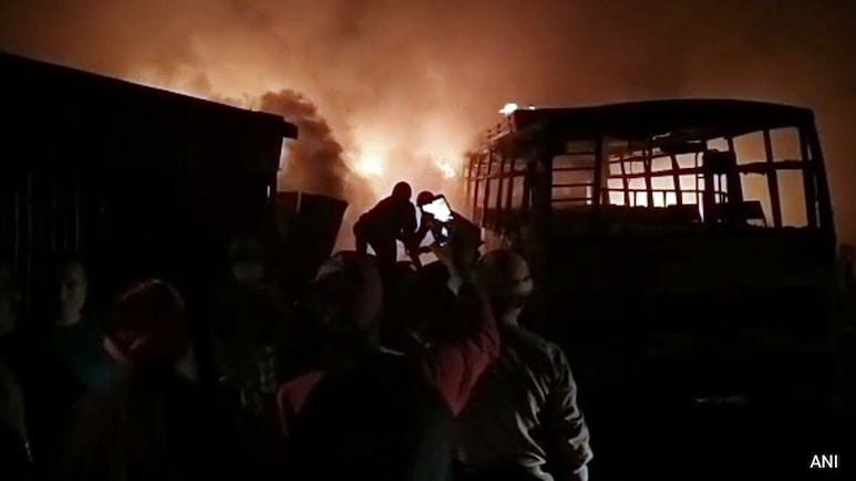 8 Killed In Fire Accident At Cracker Factory In Andhra Pradesh