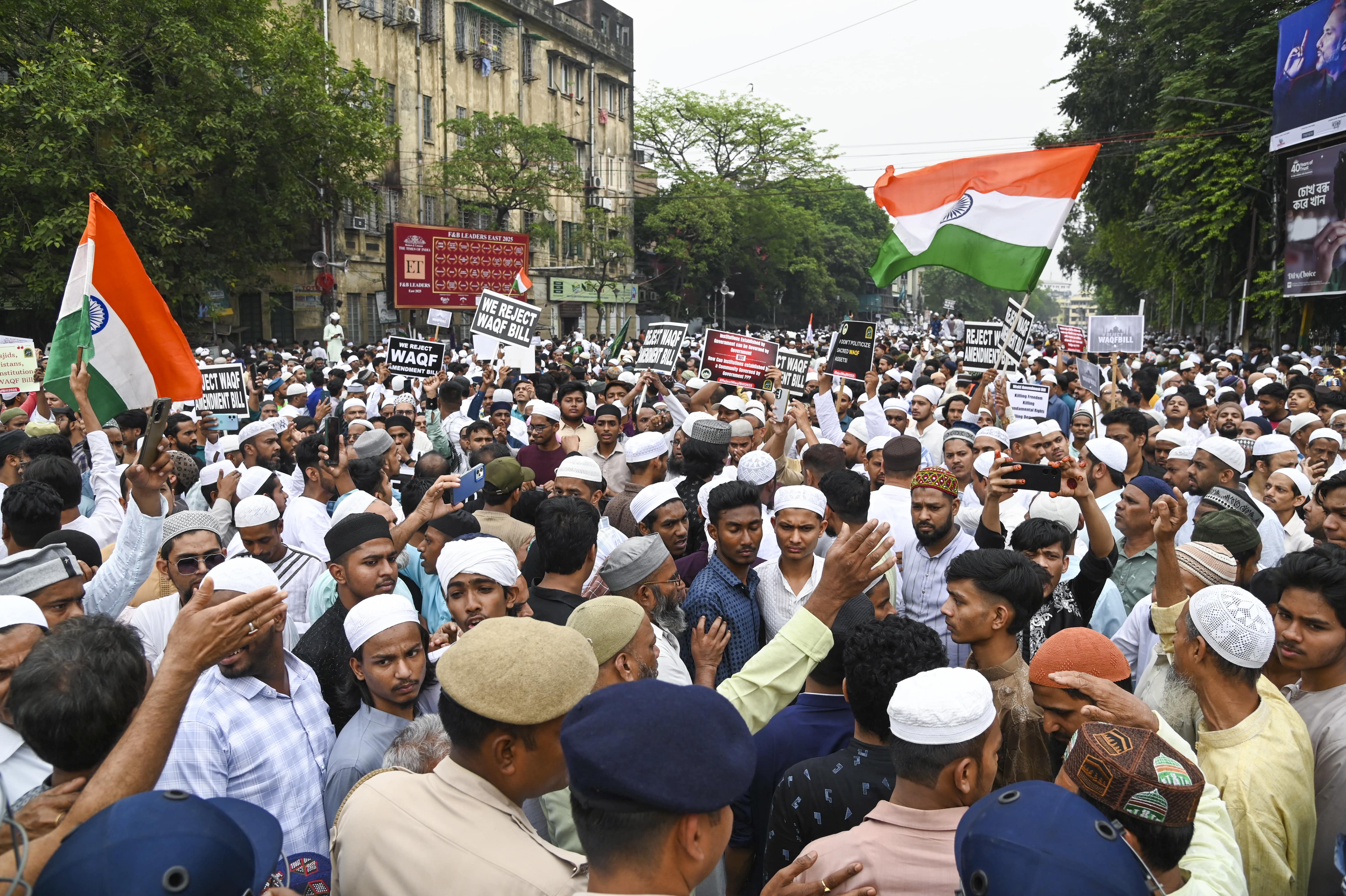 Security Tightened In West Bengal After Protests Over Waqf Act Turn Violent